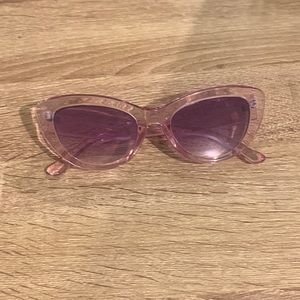 Purple fashionable y2k glasses